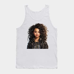 AFRICAN AMERICAN GIRLS SMILING HAPPY Tank Top